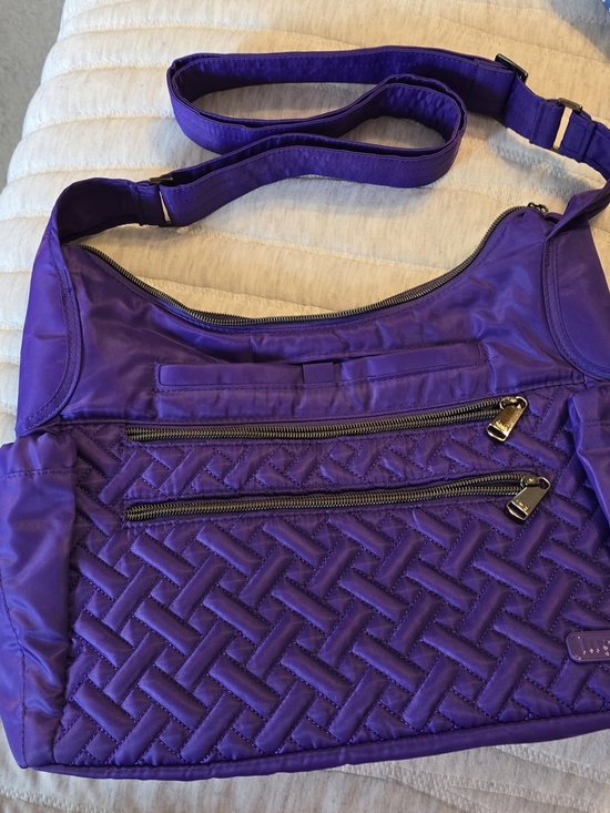 lug Handbags - Lug Camper SE Purple Quilted Crossbody Bag - Women's Shoulder Bag